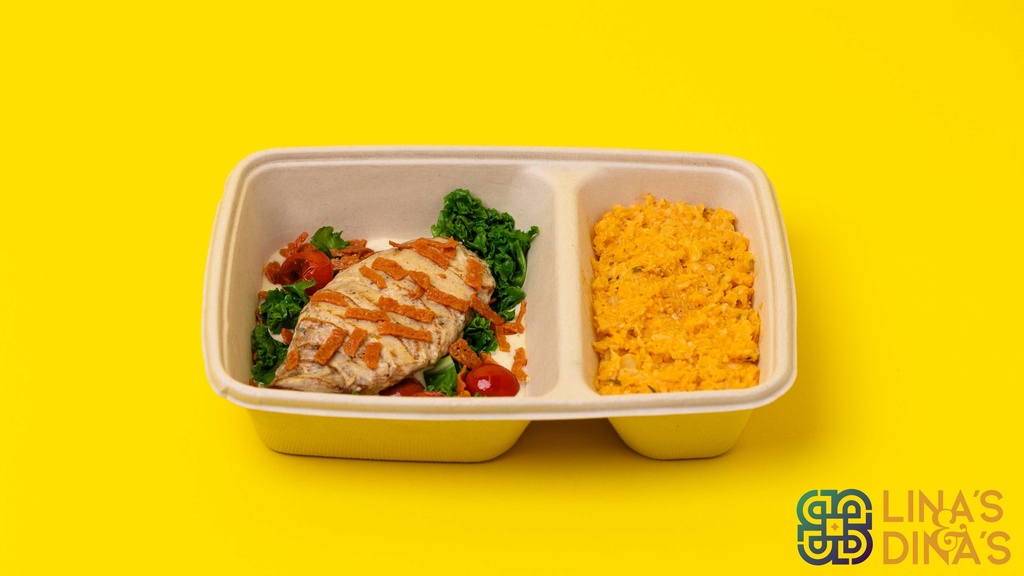 مقلاة الدجاج بالكريمة ( Keto ) 