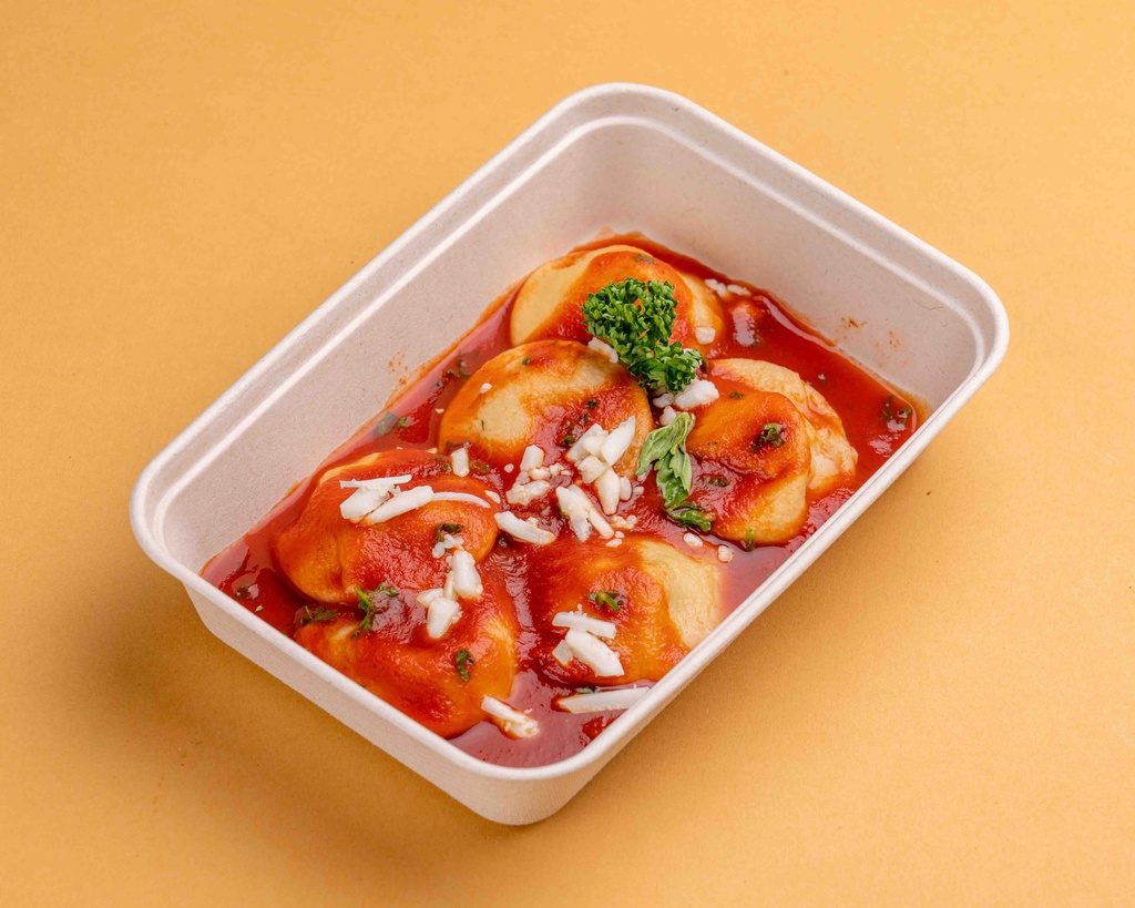 معكرونة رافيولي لحم البقر