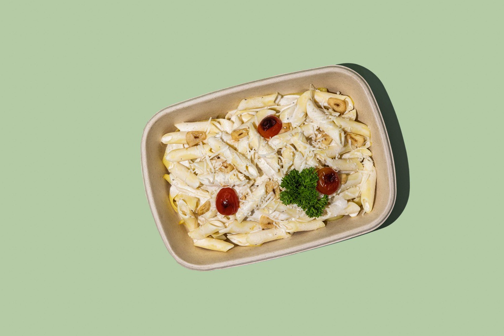 WOW-Creamy Garlic Pasta / معكرونة بالثوم والكريمة