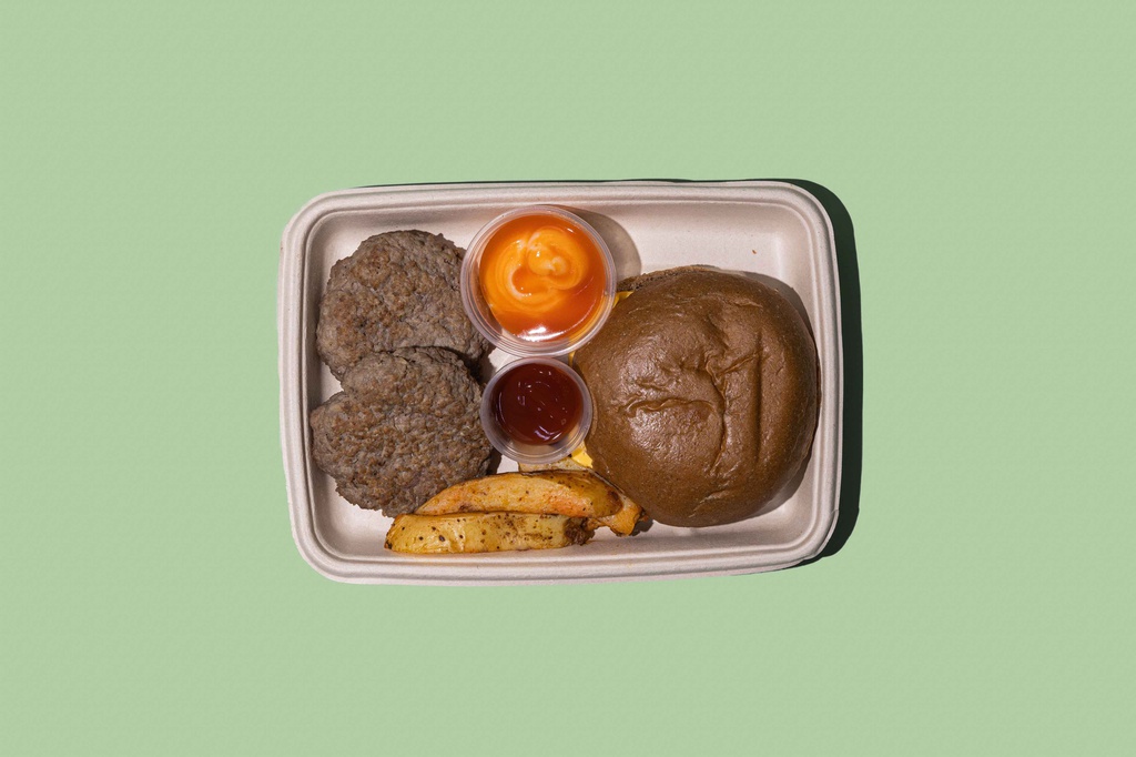 برجر لحم بقري بالفلفل الحار