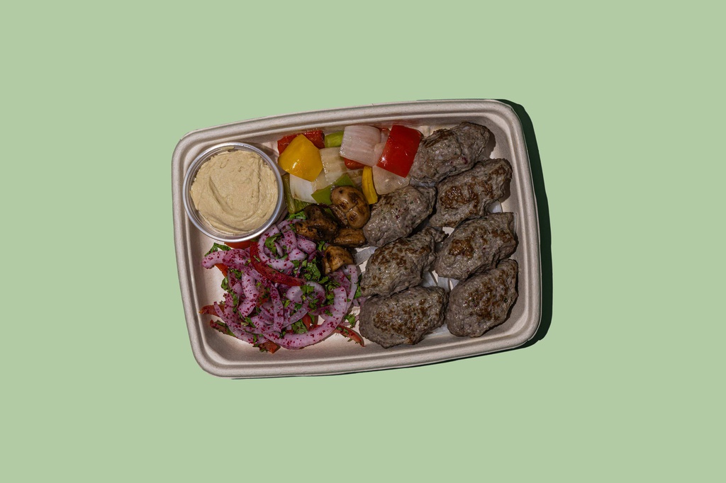 Beef Kabab w Hummus &amp; Biwaz HP / لحم كباب وحمص وبيواز