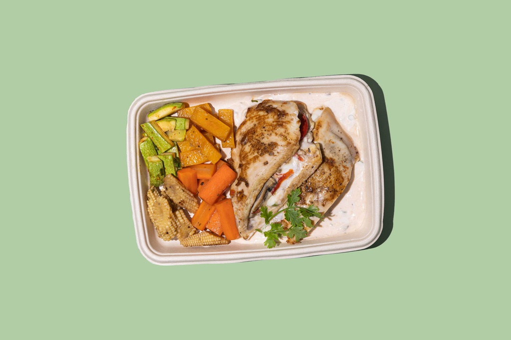 رول دجاج محشي