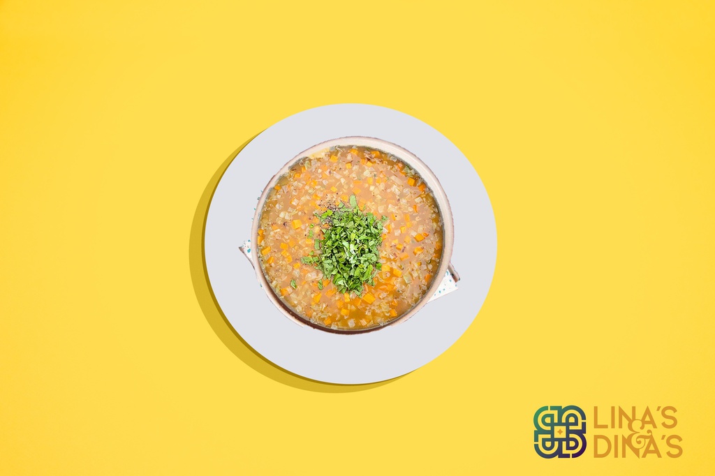 شوفان عربي مع الخضار  (Vegan)