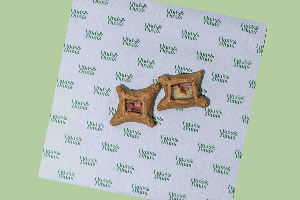 WOW - Square Cheese Fatayer w Mortadella / فطاير جبنة مربعة مع مرتديلا