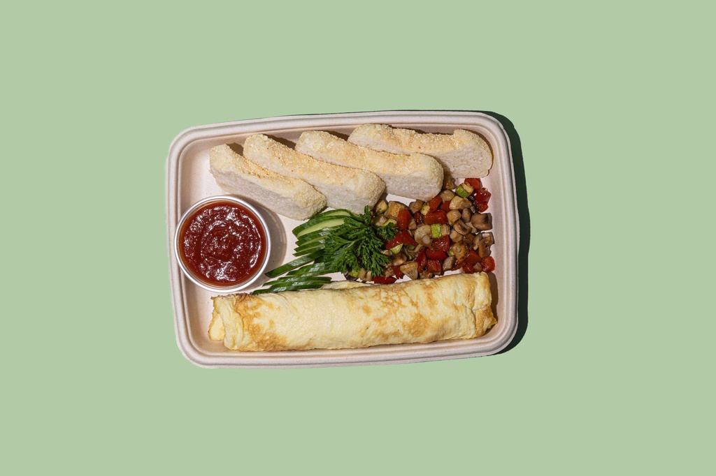 WOW - Egg Frittata w Pizza Mix / فريتاتا البيض مع خليط البيتزا