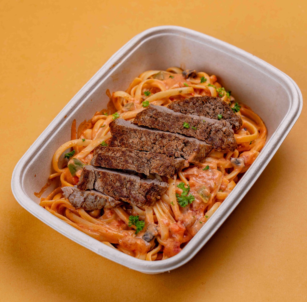 WOW - Creamy Beef Fajita Pasta / معكرونة فاهيتا اللحم البقري بالكريمة