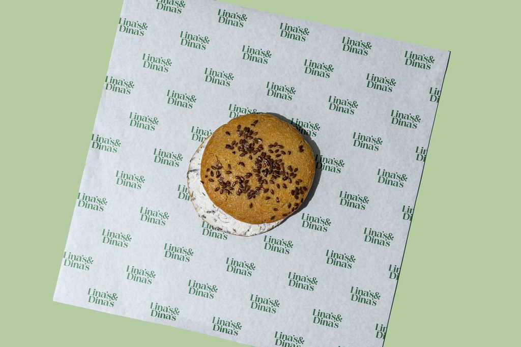 WOW - Flaxseeds Rusk Feta W Mint/بقسماط بذور الكتان فيتا بالنعناع (Keto)