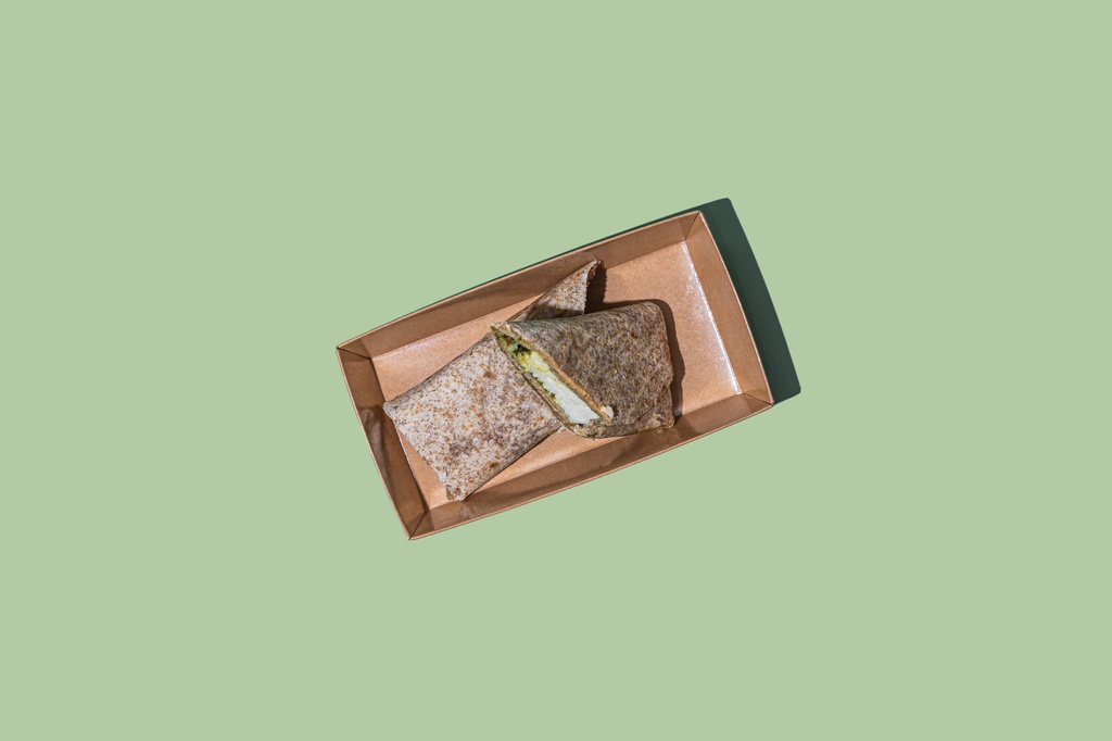 WOW - Wrap Grilled Halloumi W Pesto / راب حلوم مشوية مع البستو