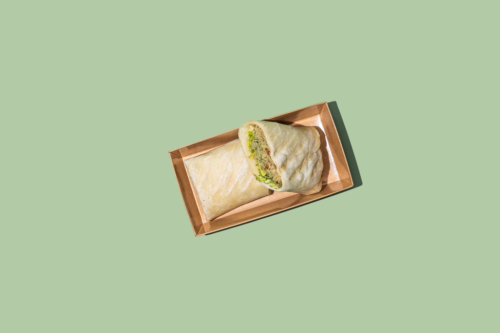 Vegan Falafel Wrap (GF + LF) /صاج فلافل نباتي