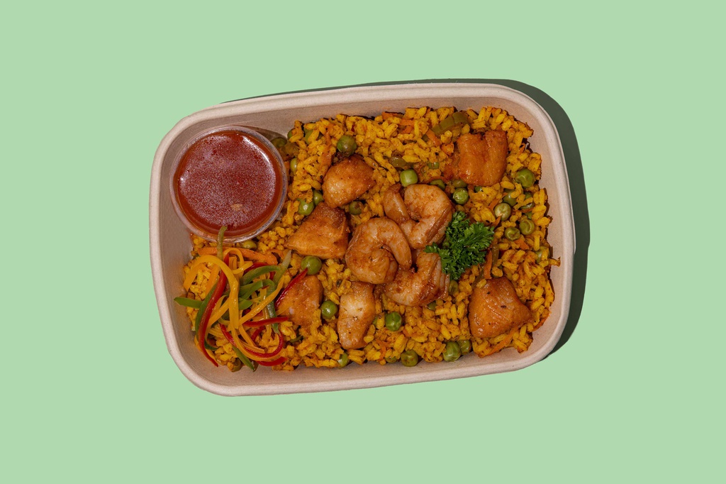 Seafood Paella (DF) / باييلا المأكولات البحرية