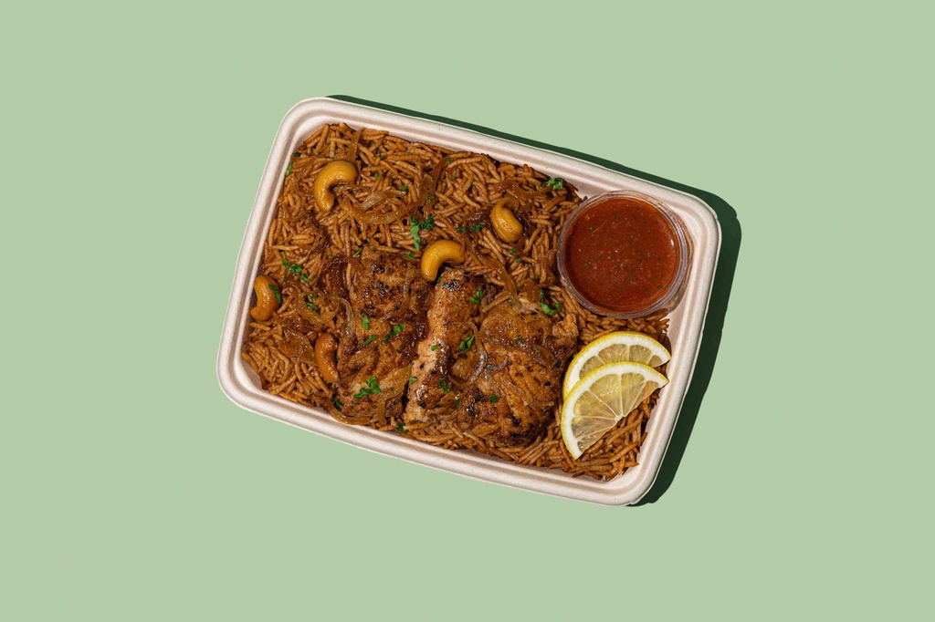 صيادية سمك مع الأرز