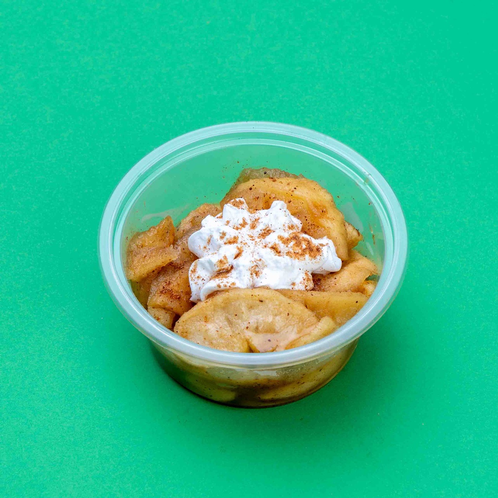 تقاح مخبوز مع الدارسين 