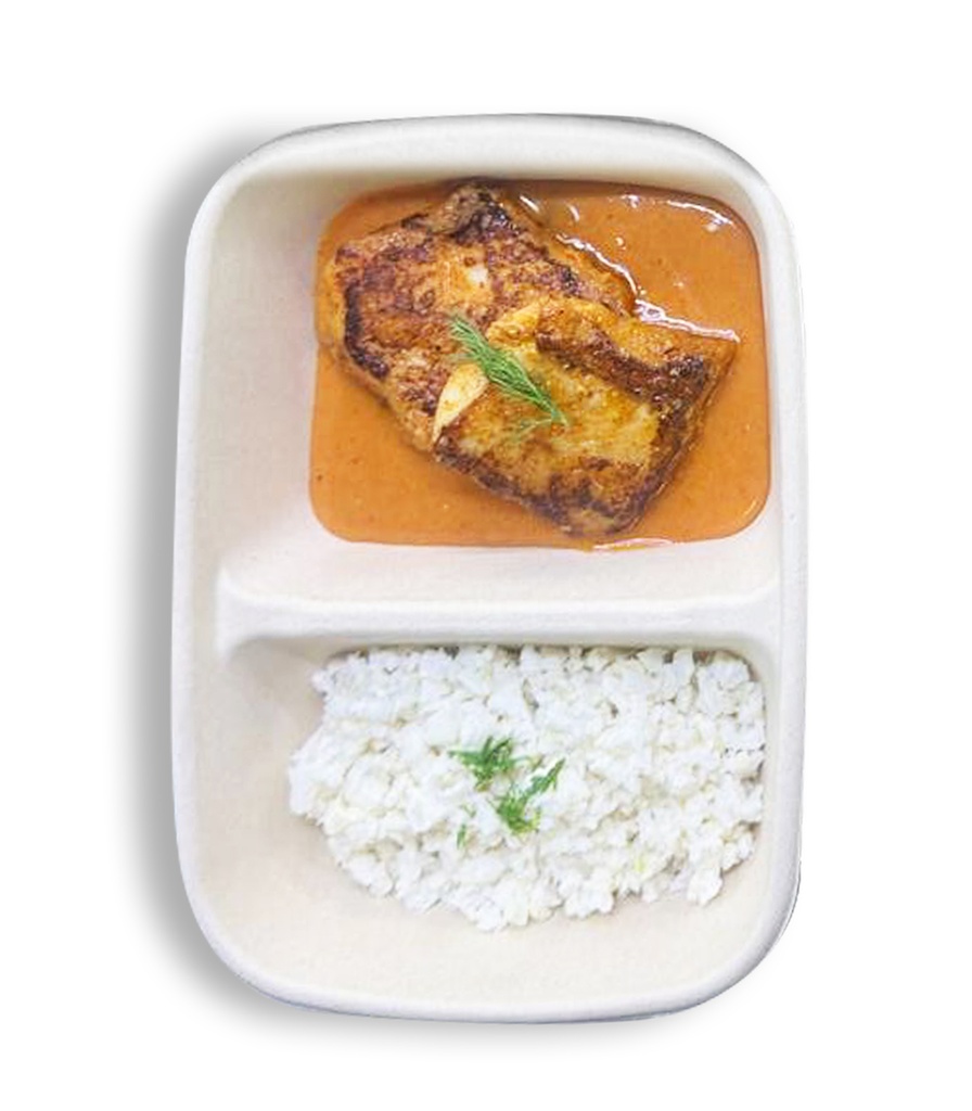 Thai red fish curry / كاري السمك الأحمر التايلاندي