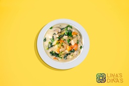 [MN0530-0.5] Cream Chicken w Veggies soup / كريمة الدجاج و الخضار