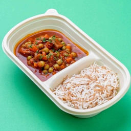 [MN0589-0.5] Green Peas w Meat &amp; Rice / بازلاء و اللحم مع الارز