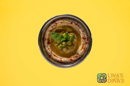 [MN0675-0.5] Hummus W meat ( No bread ) (HP) / حمص باللحمة ( بدون خبز)