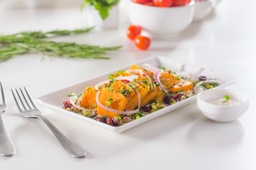 [MN0685-0.5] Jewelled pumpkin and pistachio / سلطة اليقطين مع الفستق