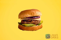 [RAM0044] Burger Bun Turkey &amp; Cheese / برغر مع حبش و جبنه