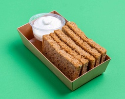 [MN1315-0.5] Rusk Labneh w olives  / شابورة باللبنة والزعتر