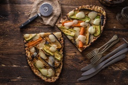 [MN1341-0.5] Falafel with vegetables &amp; Bread/  فلافل بالخضار