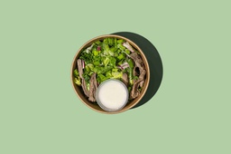 [KETONEW25-0.5] Beef Shawarma Salad/سلطة شاورما لحم (Keto)