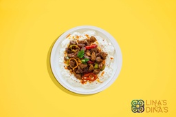 [KETONEW67-0.5] Turkish Loaded Ali Nazik Beef/لحم علي نازك على الطريقة التركية (Keto)