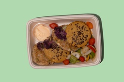 [KETONEW120-0.5] Fish Fillet Burger  /برجر سمك فيليه   (Keto)