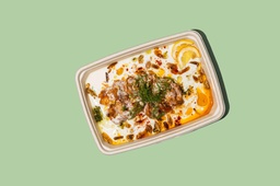 [KETONEW157-0.5] Shrimp Fateh W Nuts/فتة الربيان مع المكسرات(Keto)