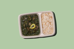 [FUSION100-0.5] Molokhyieh Meat with Rice  / ملوخية لحم مع أرز