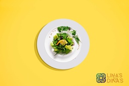 [NMN2269-0.5] L &amp; D herbal salad with sunflower seeds and zesty yoghurt dressing   / سلطة لينز و دينز ب بذور دوار الشمس ب و صوص الزبادي