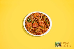 [NMN22211-0.5] Thai shrimps &amp; noodle with ginger soya / روبيان تايلندي و نودلز مع زنجبيل و صويا ( New )