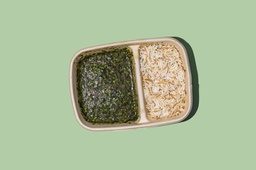 [NVGN118-0.5] ملوخية مع الأرز الأسمر ( Vegan )