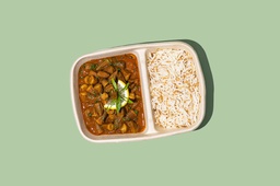 [NVGN152-0.5]  بامية مع الأرز الأسمر ( Vegan )