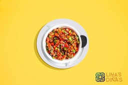 [NMN222110-0.5]  سلطة الخضار المقطعة مع صلصة الرمان و الحمضيات ( Vegan )