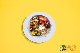 [NMN222159-0.5] Greek chicken and potato with dill tzatziki Sauce / الدجاج اليوناني والبطاطا مع صلصة الشبت تزاتزيكي