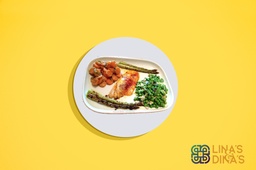 [NMN222180-0.5] Kuwaiti Saffron Fish w Veggies / سمك كويتي بالزعفران مع الخضار (HP)