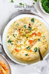 [WOW0191-1] شوربة معكرونة ألفريدو  دجاج