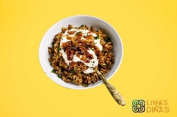 [NMN22172NYC-0.5] Lebanese Modardara w yogurt &amp; Cucumber /مدردرة لبنانية باللبن والخيار