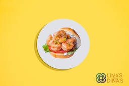 [NMN222282] Baby shrimps Cocktail Sw with baked potatoes  /كوكتيل روبيان صغير