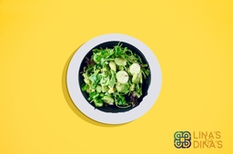 [NMN222379 - 1] سلطة خضراء فرنسية مع صلصة الخل (Vegan)