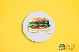 [NMN222320] Burger Bun Eggplant and Potatoes /خبز برجر باذنجان وبطاطا (Vegan)