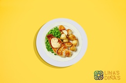 [NMN202371811-0.5] Chicken Escalope w Roasted Potato / اسكالوب دجاج مع بطاطا مشوية