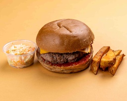 [NEWMN2023V2103-1] Lebanese Cheese Burger with coleslaw / برجر  لبناني مع كول سلو