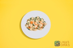 [RETMENU202321-1] أرز ودجاج مع صوص بني