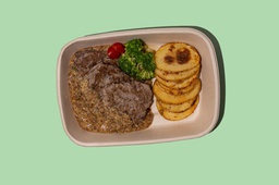 [NMN24228-1] Beeftek w Entrecote Sauce &amp; Potato / لحم بقري مع صوص إنتركوت