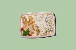 WOW-Thyme Chicken Fettuccine / فيتوتشيني دجاج بالزعتر 