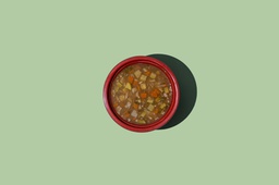عدس مع خضار شوربة  
