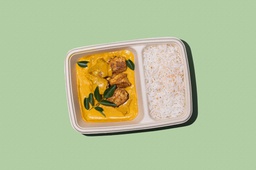 [NMN24505] Chicken Curry w Coconut &amp; Rice / دجاج بالكاري مع جوز الهند والأرز 