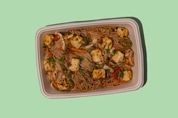 [VEG24003] Chinese Noodles w Veggies &amp; Tofu (Vegan) / نودلز صينية مع خضار و توفو