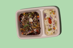 [NMNLC2466] Mongolian Beef w Veggies HP / لحم البقر المنغولي مع الخضار